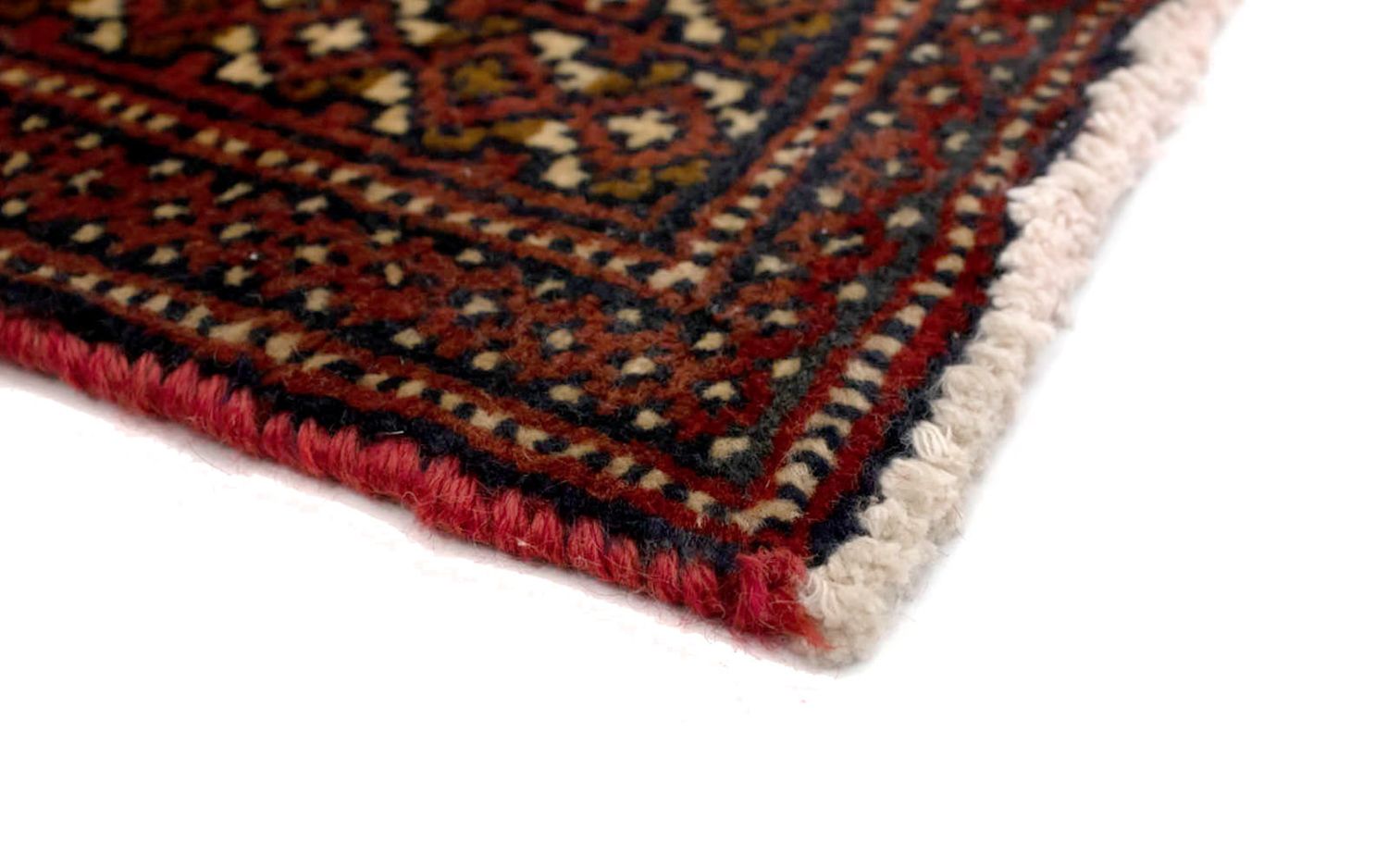 Alfombra de pasillo Alfombra Turkaman - 100 x 50 cm - rojo