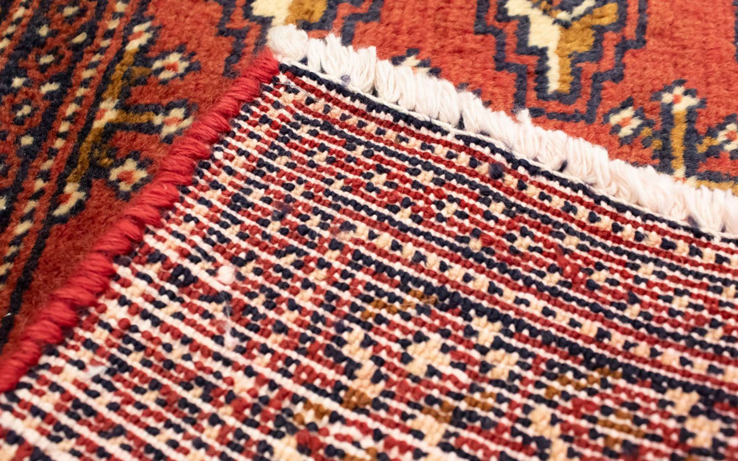 Alfombra de pasillo Alfombra Turkaman - 100 x 50 cm - rojo