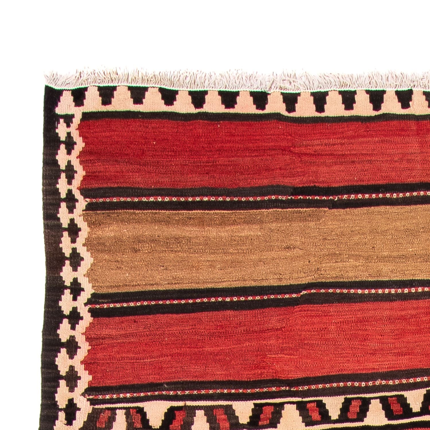 Alfombra de pasillo Alfombra Kelim - Antigua - 300 x 145 cm - multicolor