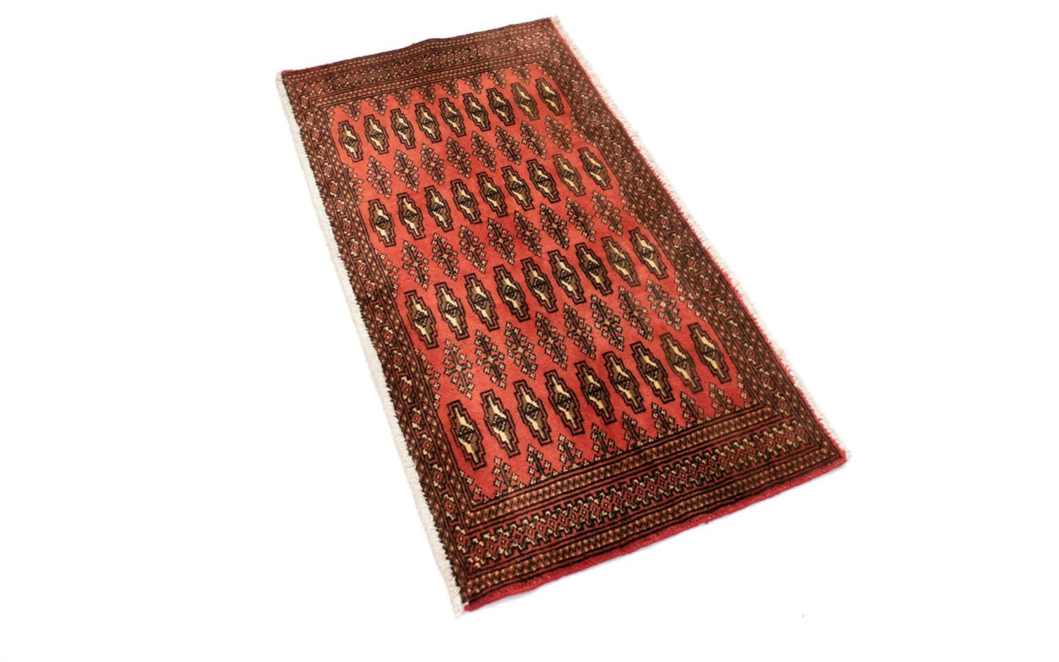 Alfombra de pasillo Alfombra Turkaman - 100 x 50 cm - óxido