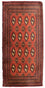 Alfombra de pasillo Alfombra Turkaman - 100 x 50 cm - óxido