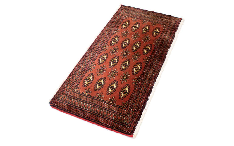 Alfombra de pasillo Alfombra Turkaman - 100 x 50 cm - óxido