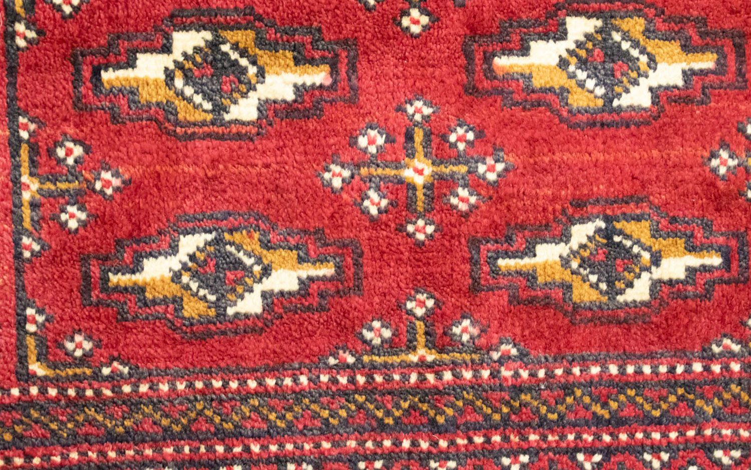 Alfombra de pasillo Alfombra Turkaman - 100 x 50 cm - rojo