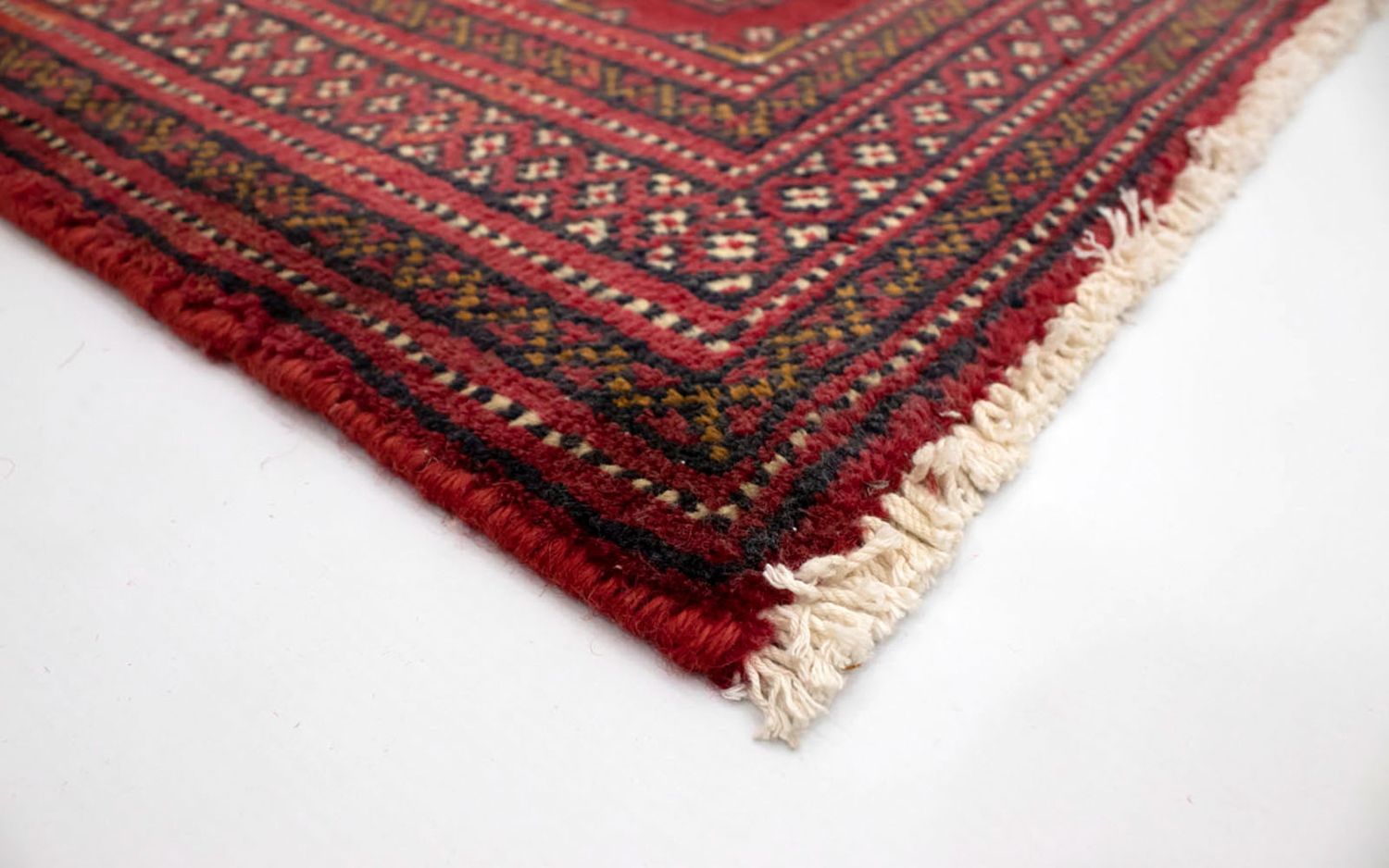 Alfombra de pasillo Alfombra Turkaman - 100 x 50 cm - rojo
