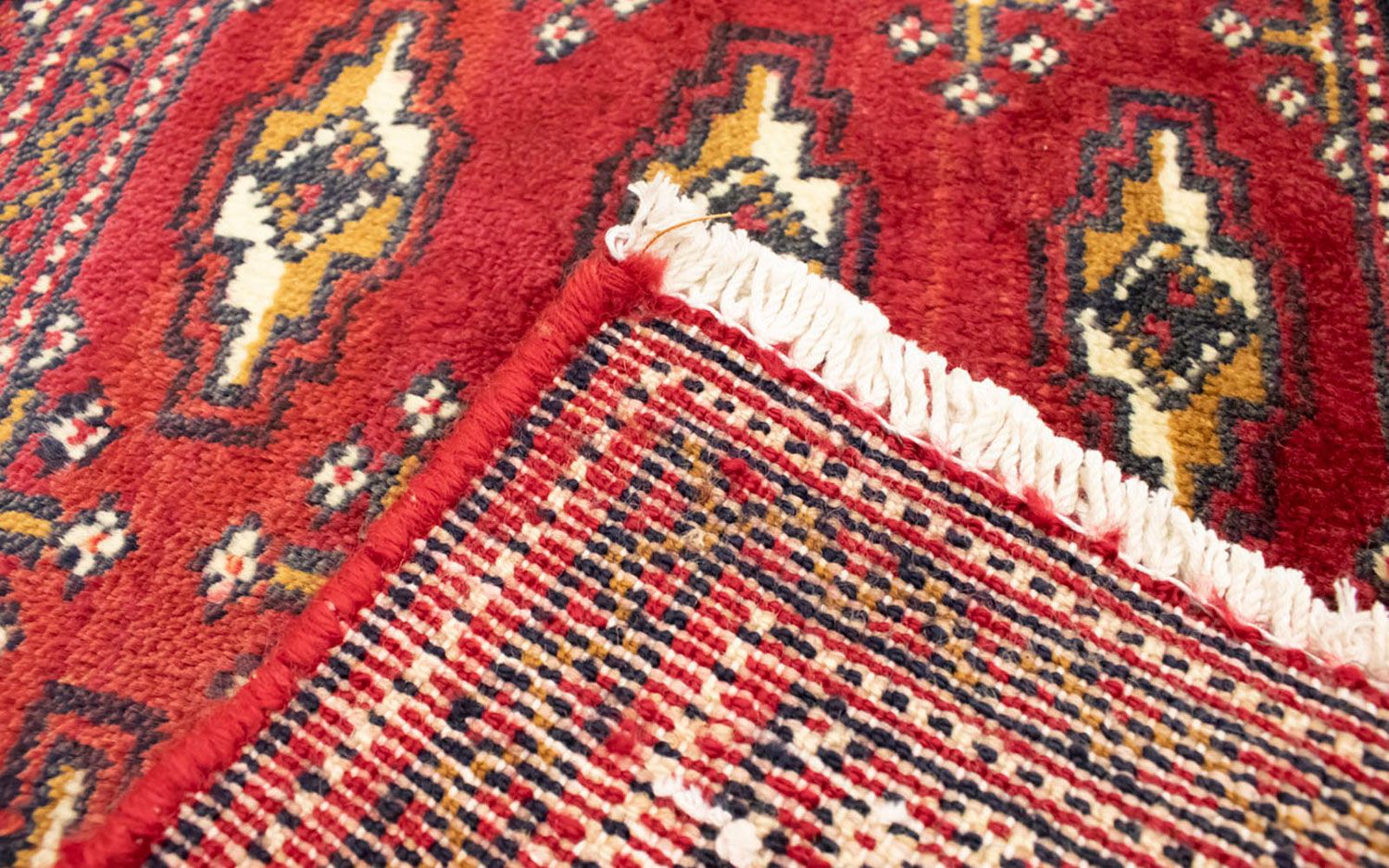 Alfombra de pasillo Alfombra Turkaman - 100 x 50 cm - rojo