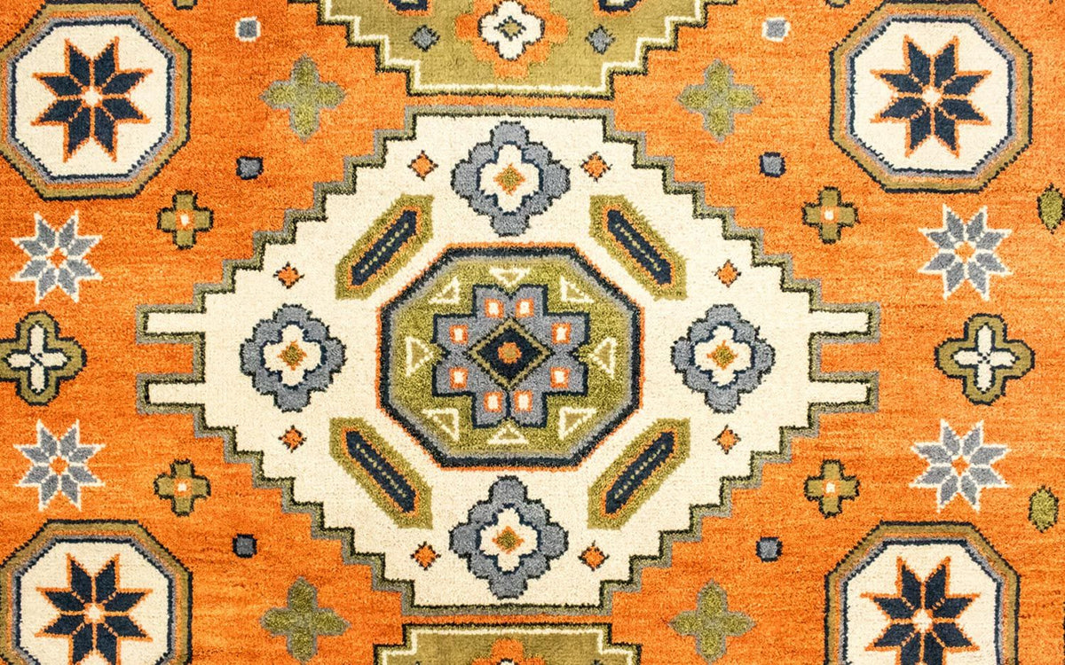 Alfombra oriental - 304 x 249 cm - naranja