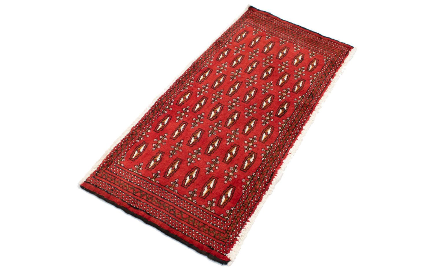 Alfombra de pasillo Alfombra Turkaman - 100 x 50 cm - rojo