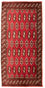 Alfombra de pasillo Alfombra Turkaman - 100 x 50 cm - rojo