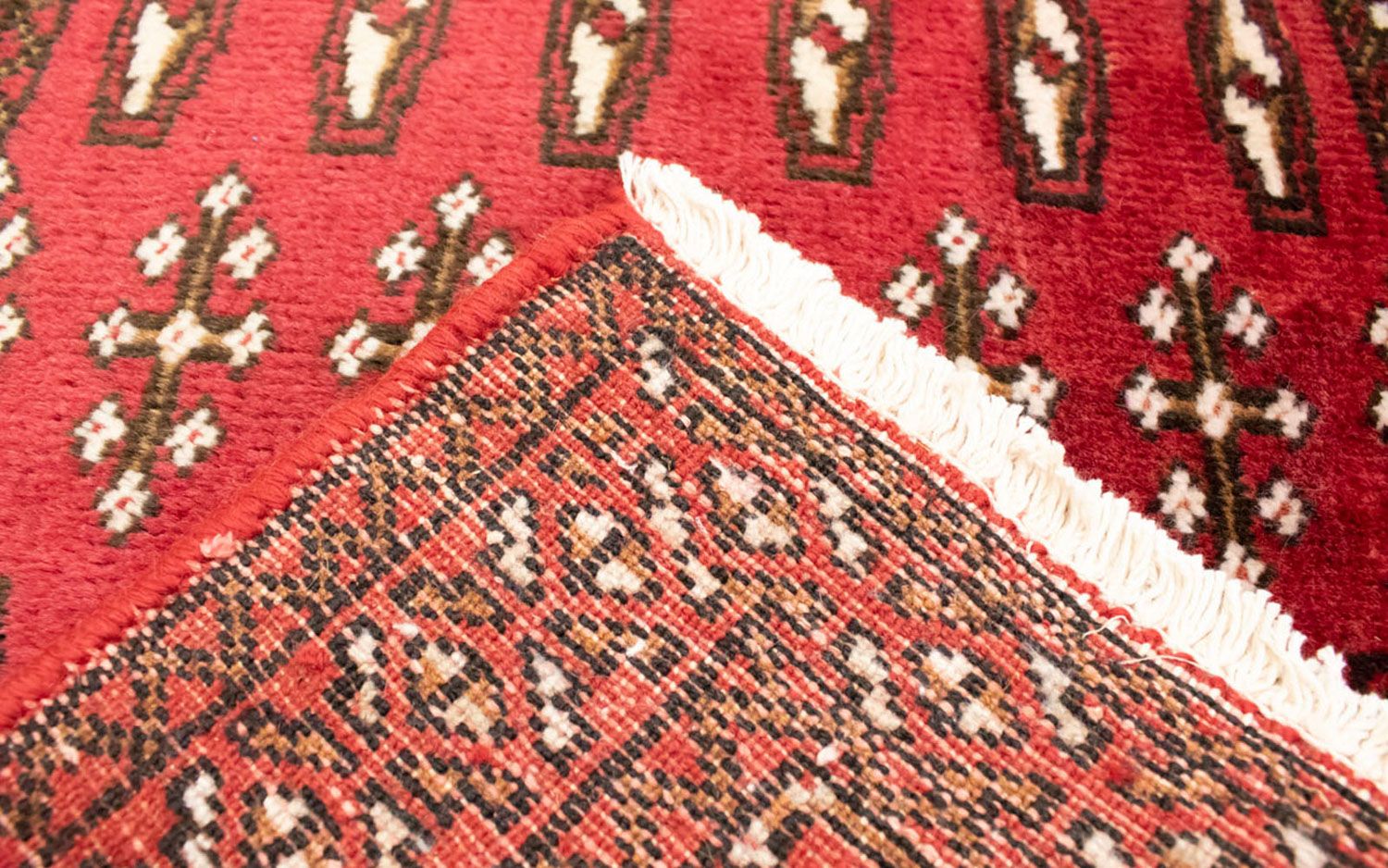 Alfombra de pasillo Alfombra Turkaman - 100 x 50 cm - rojo