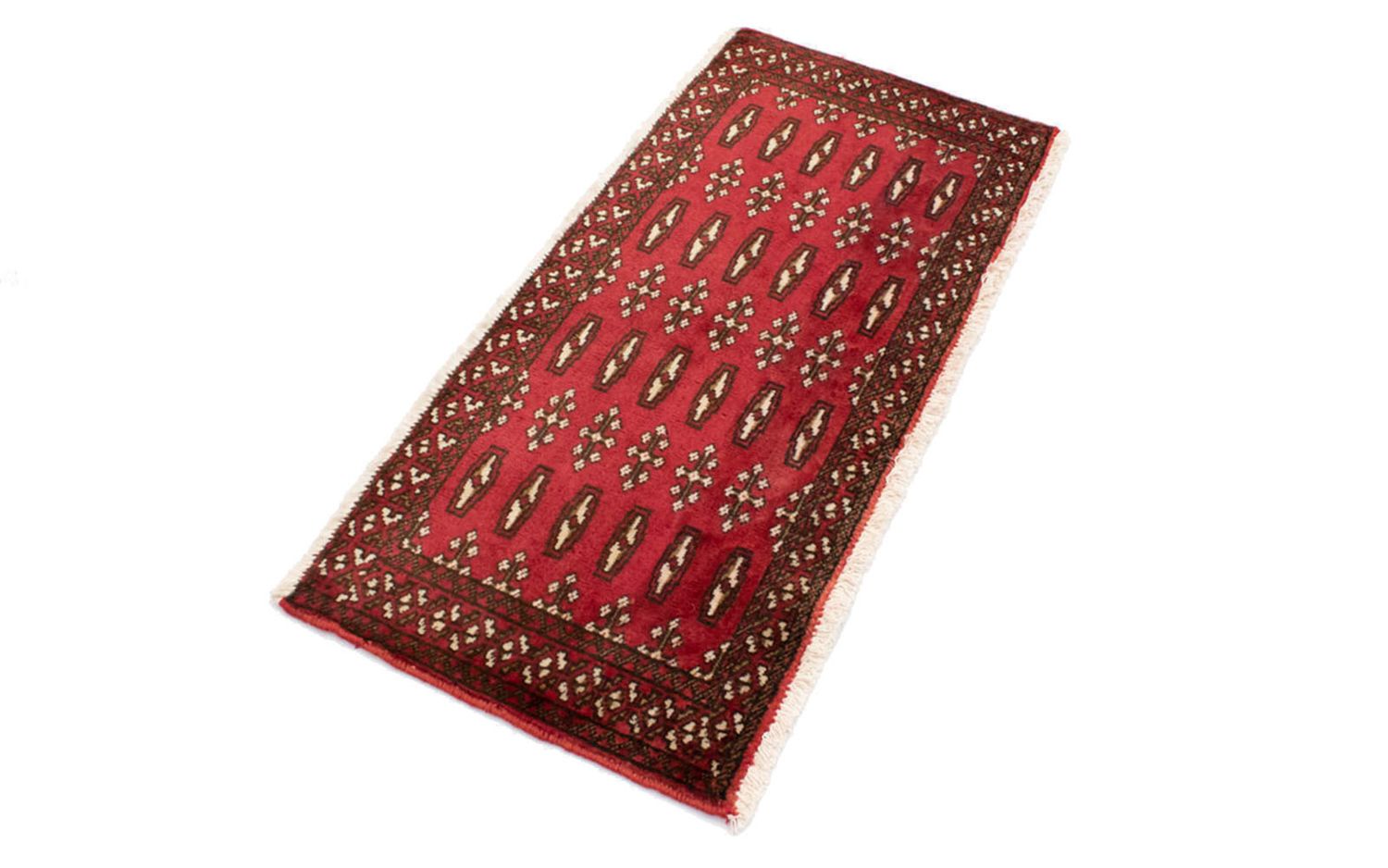 Alfombra de pasillo Alfombra Turkaman - 100 x 50 cm - rojo