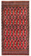 Alfombra de pasillo Alfombra Turkaman - 100 x 50 cm - rojo