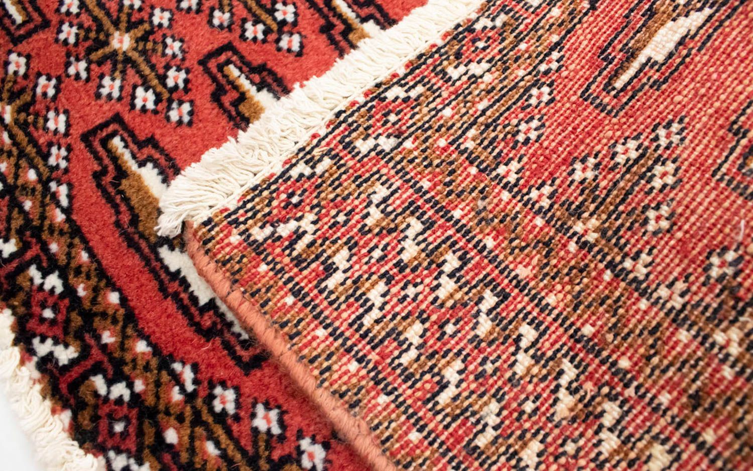 Alfombra de pasillo Alfombra Turkaman - 100 x 50 cm - rojo
