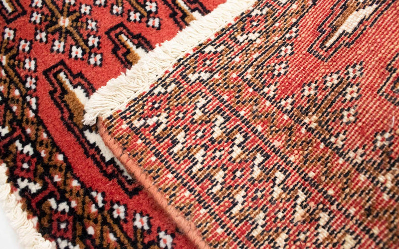 Alfombra de pasillo Alfombra Turkaman - 100 x 50 cm - rojo