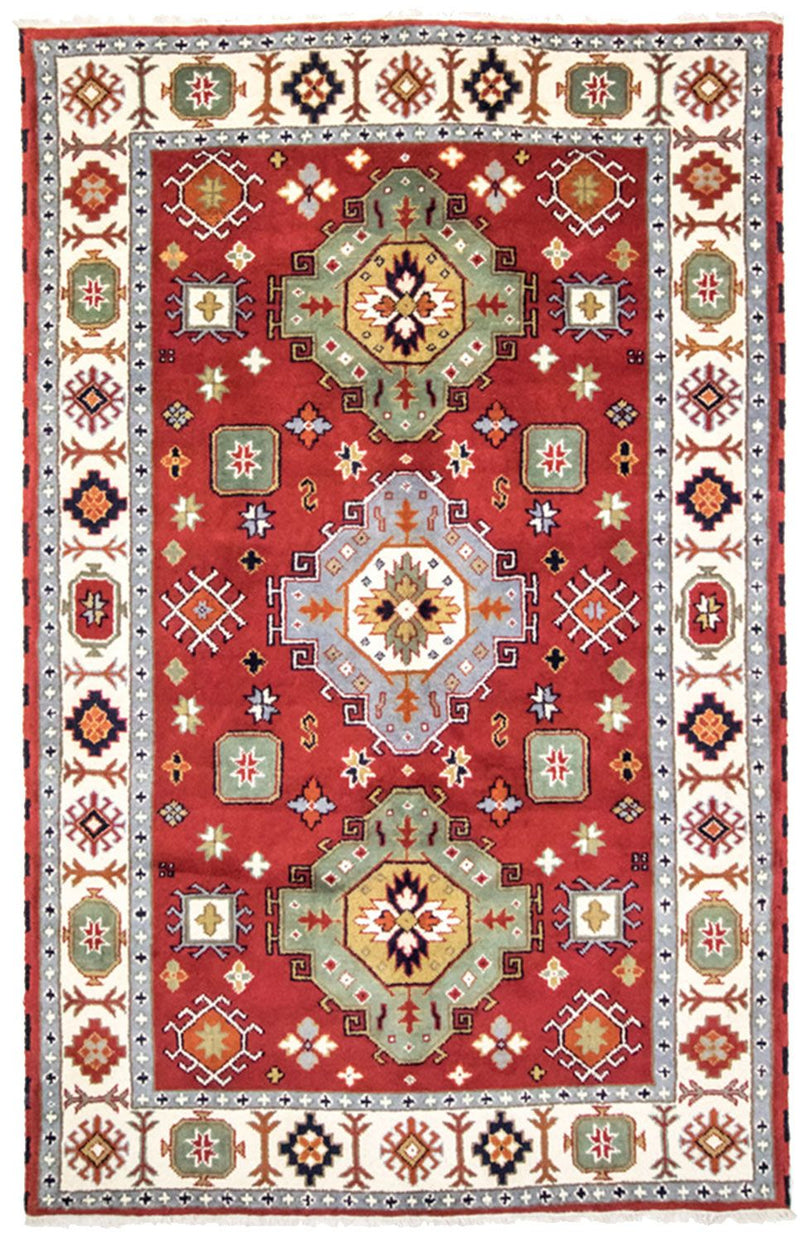 Alfombra oriental - 302 x 202 cm - rojo
