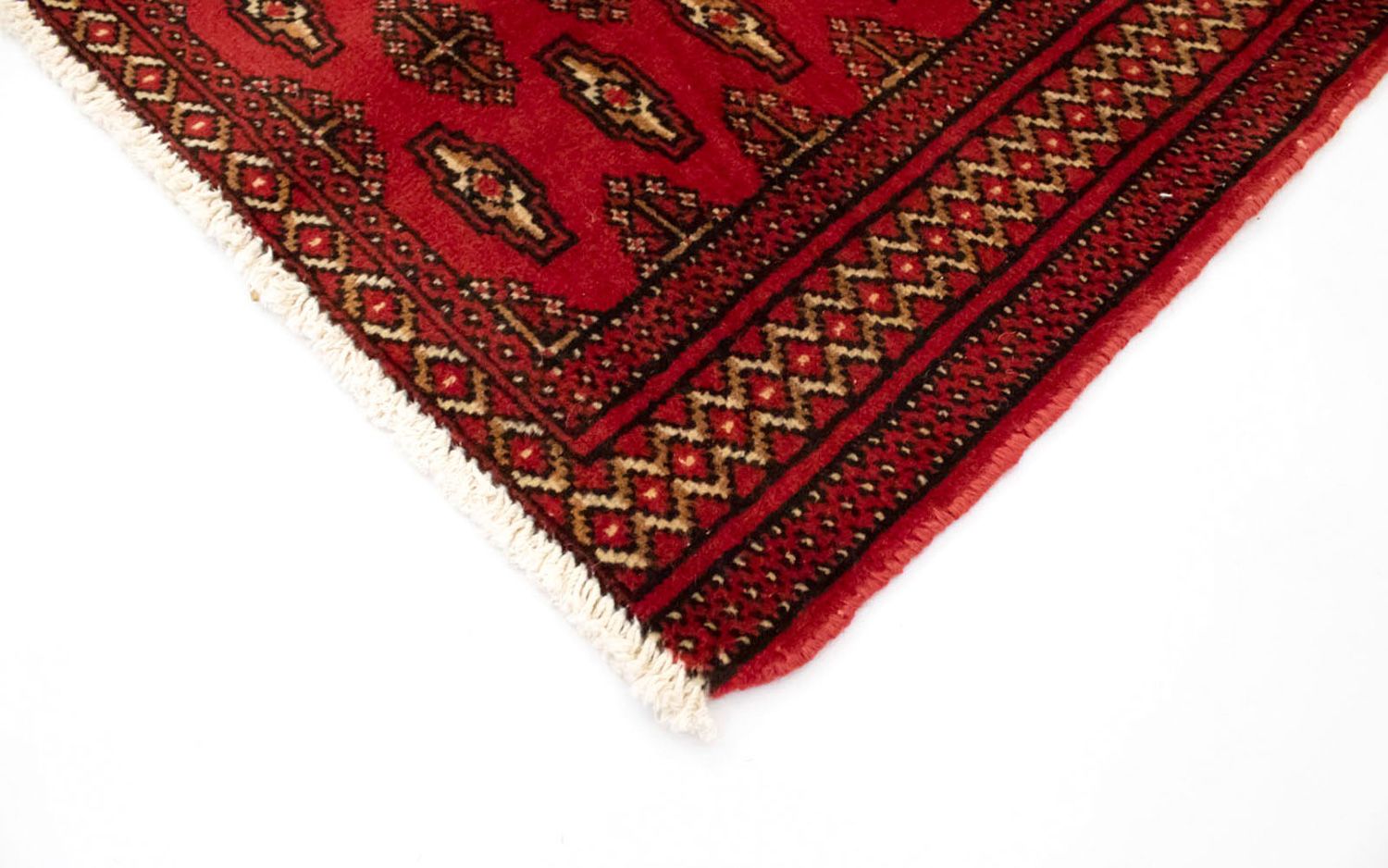 Alfombra Turkaman - 130 x 60 cm - rojo