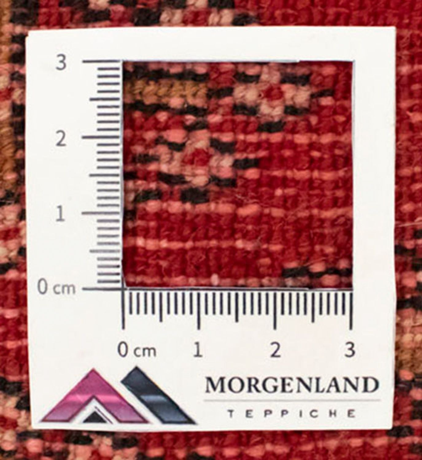 Alfombra Turkaman - 130 x 60 cm - rojo