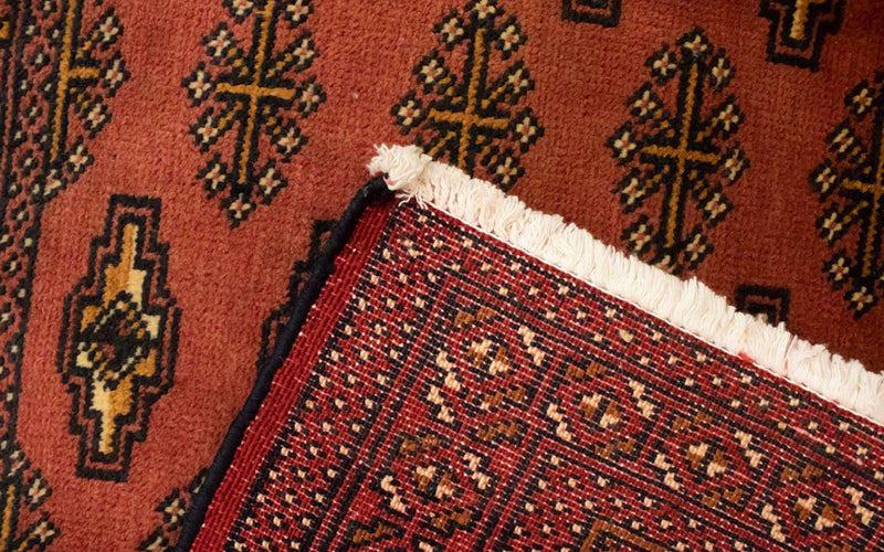 Alfombra Turkaman - 130 x 60 cm - óxido