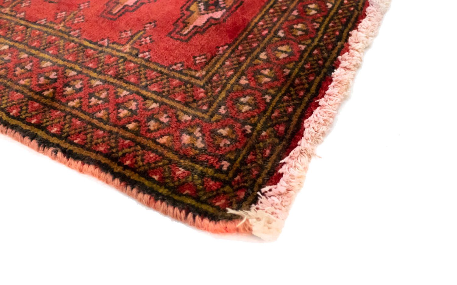 Alfombra Turkaman - 130 x 60 cm - rojo