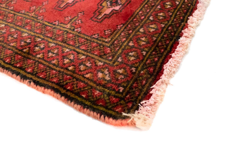 Alfombra Turkaman - 130 x 60 cm - rojo