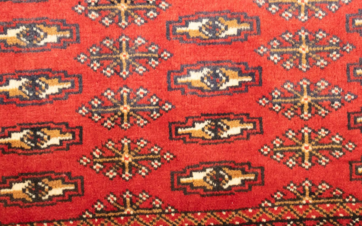 Alfombra Turkaman - 130 x 60 cm - rojo