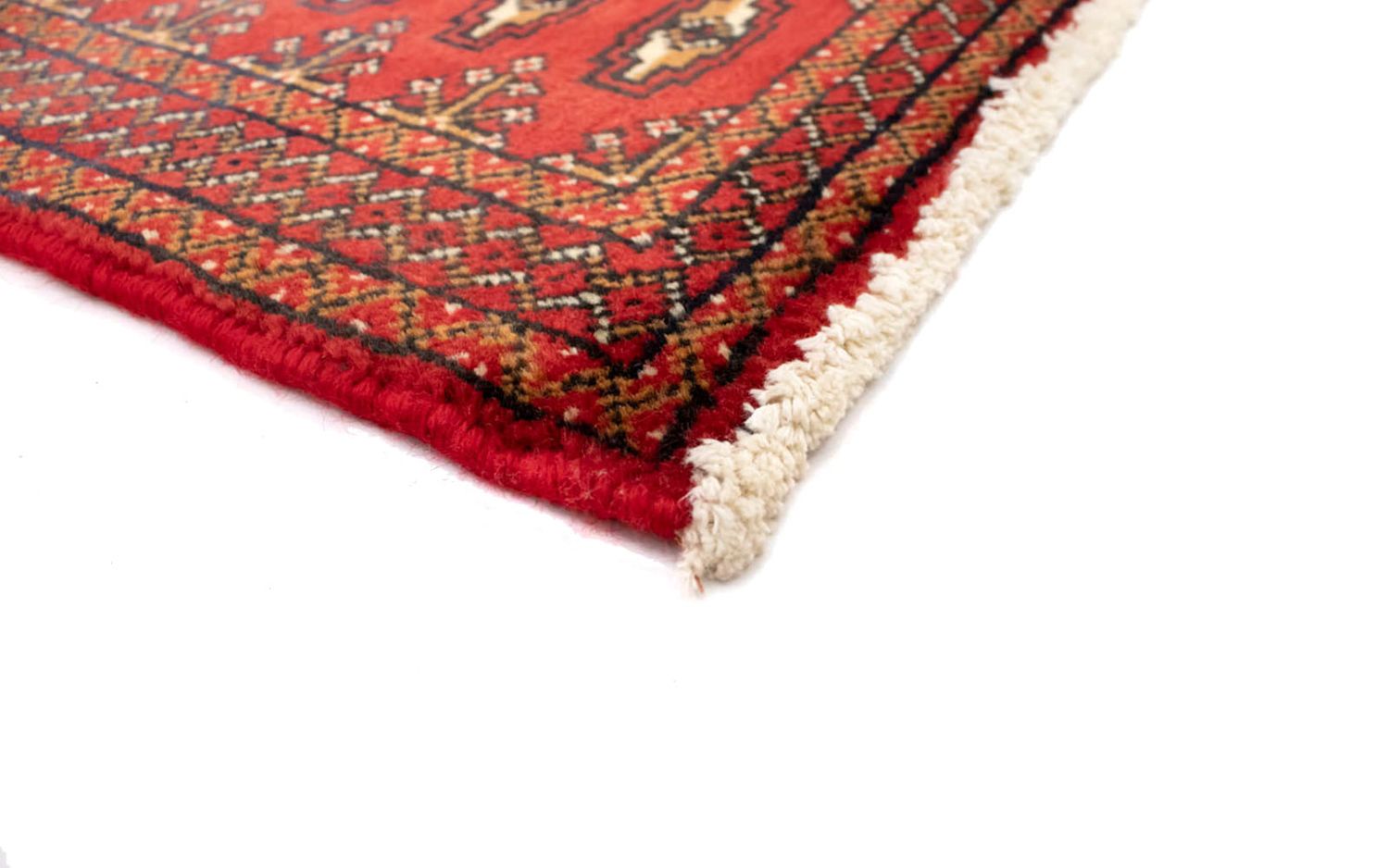 Alfombra Turkaman - 130 x 60 cm - rojo