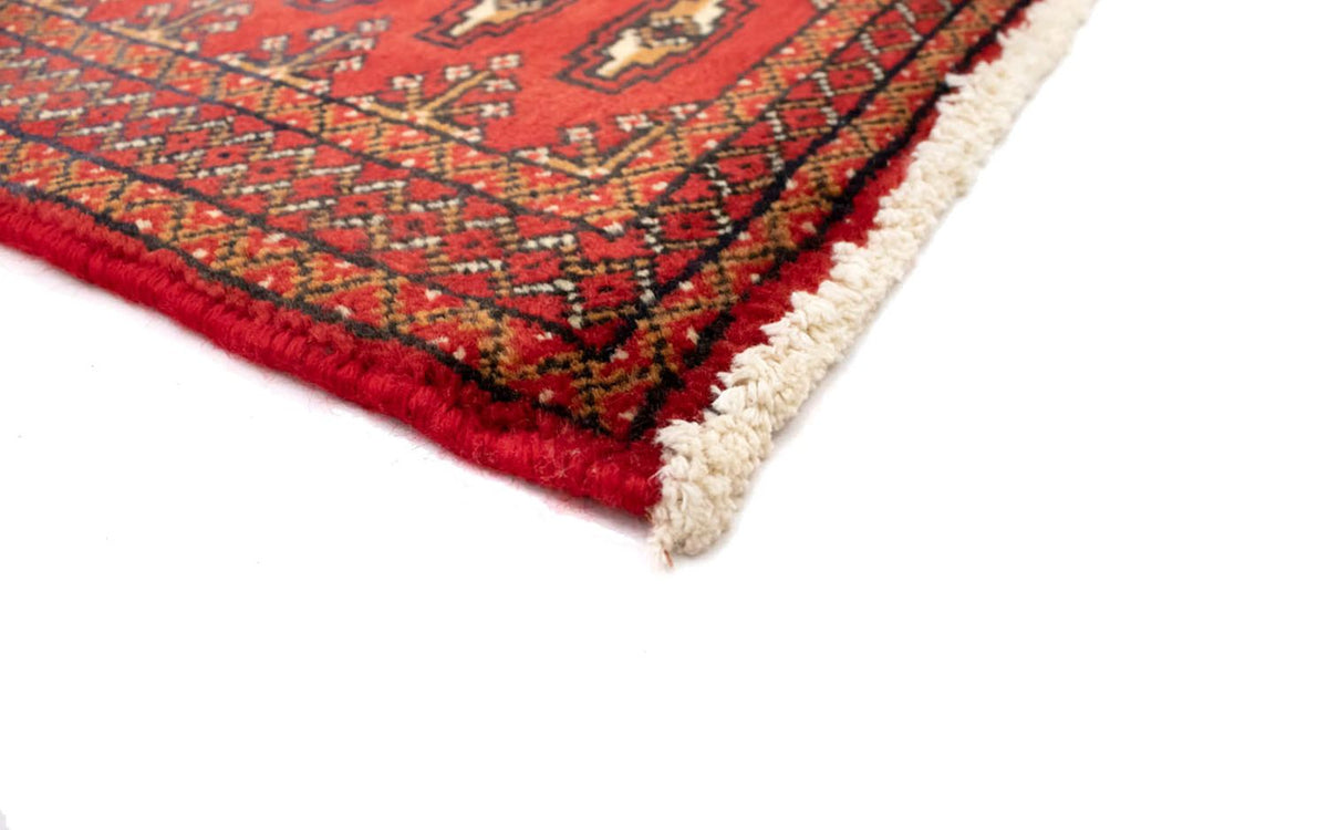 Alfombra Turkaman - 130 x 60 cm - rojo