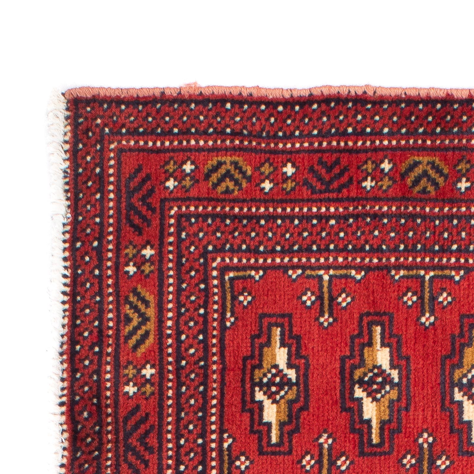 Alfombra de pasillo Alfombra Turkaman - 100 x 50 cm - rojo oscuro