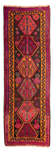 Kilim antiguo Alfombra 142x375cm