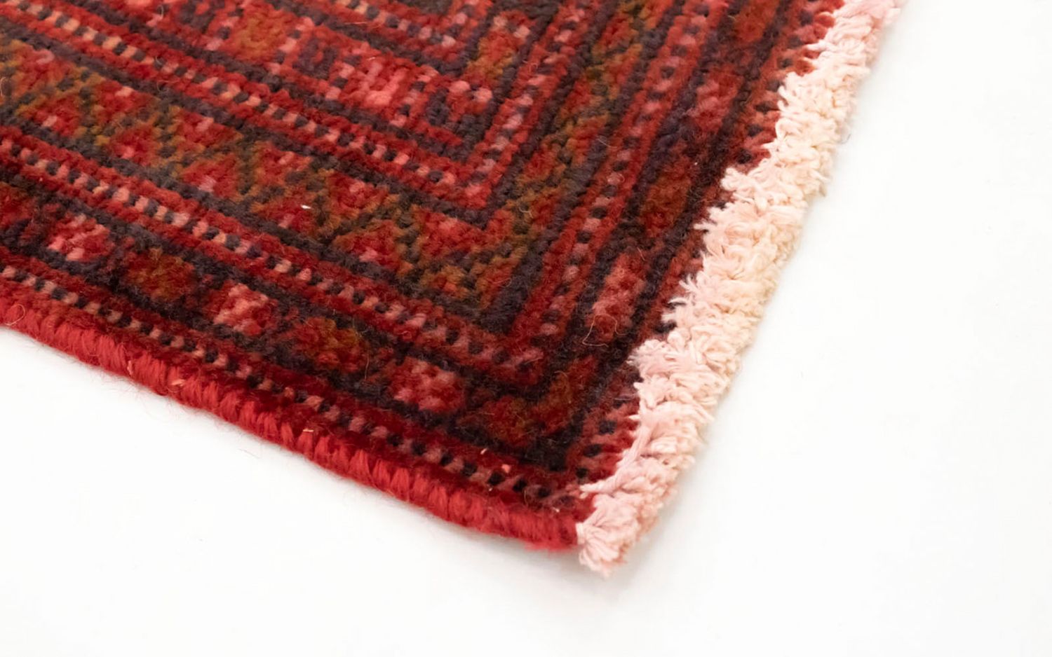 Alfombra Turkaman - 130 x 60 cm - rojo