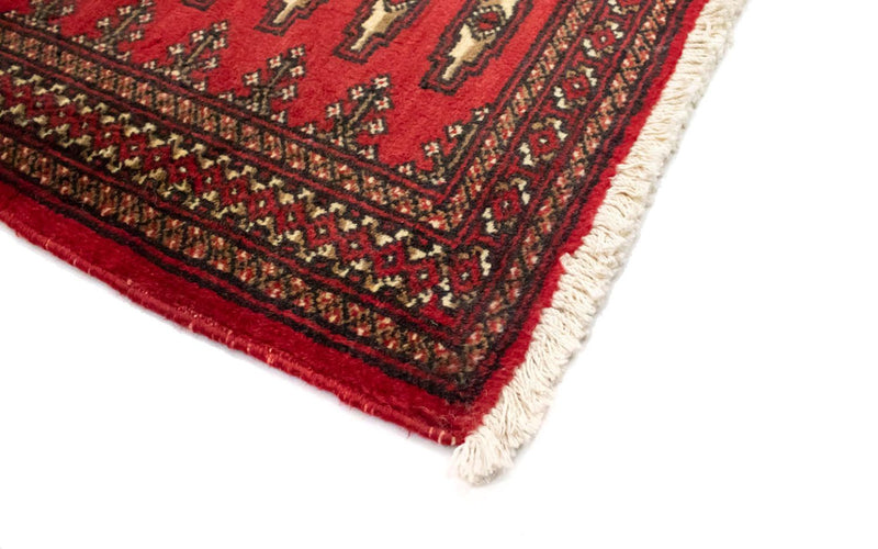 Alfombra Turkaman - 130 x 60 cm - rojo