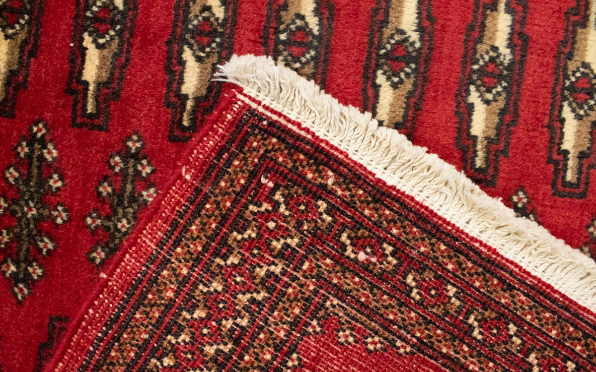 Alfombra Turkaman - 130 x 60 cm - rojo