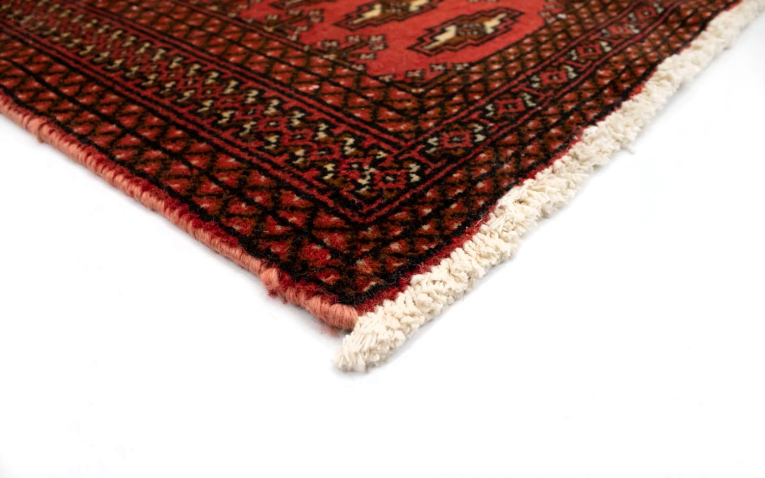Alfombra Turkaman - 130 x 60 cm - rojo