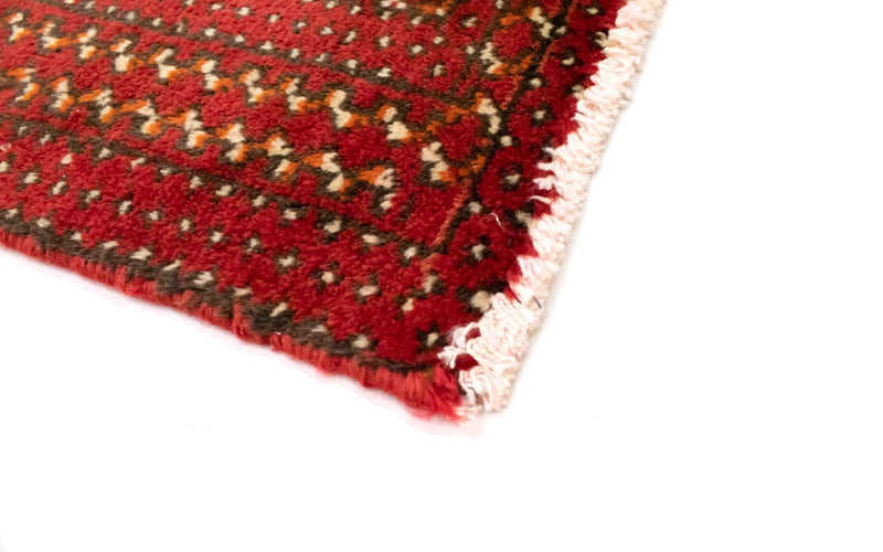 Alfombra Turkaman - 130 x 60 cm - rojo