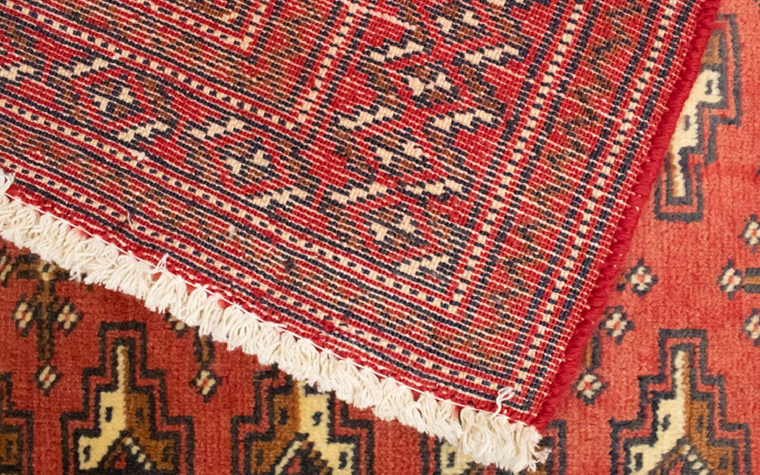 Alfombra Turkaman - 130 x 60 cm - óxido