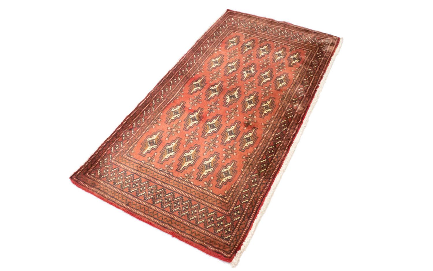 Alfombra Turkaman - 130 x 60 cm - óxido