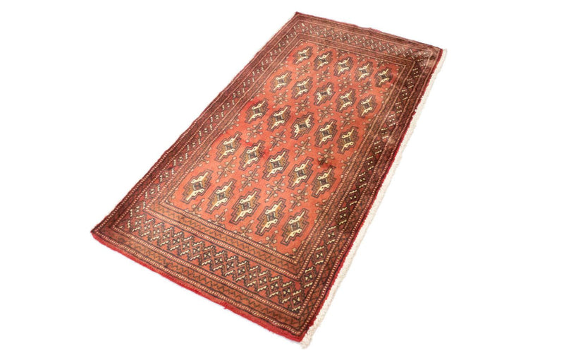 Alfombra Turkaman - 130 x 60 cm - óxido