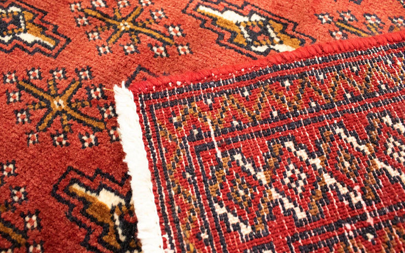 Alfombra Turkaman - 130 x 60 cm - óxido