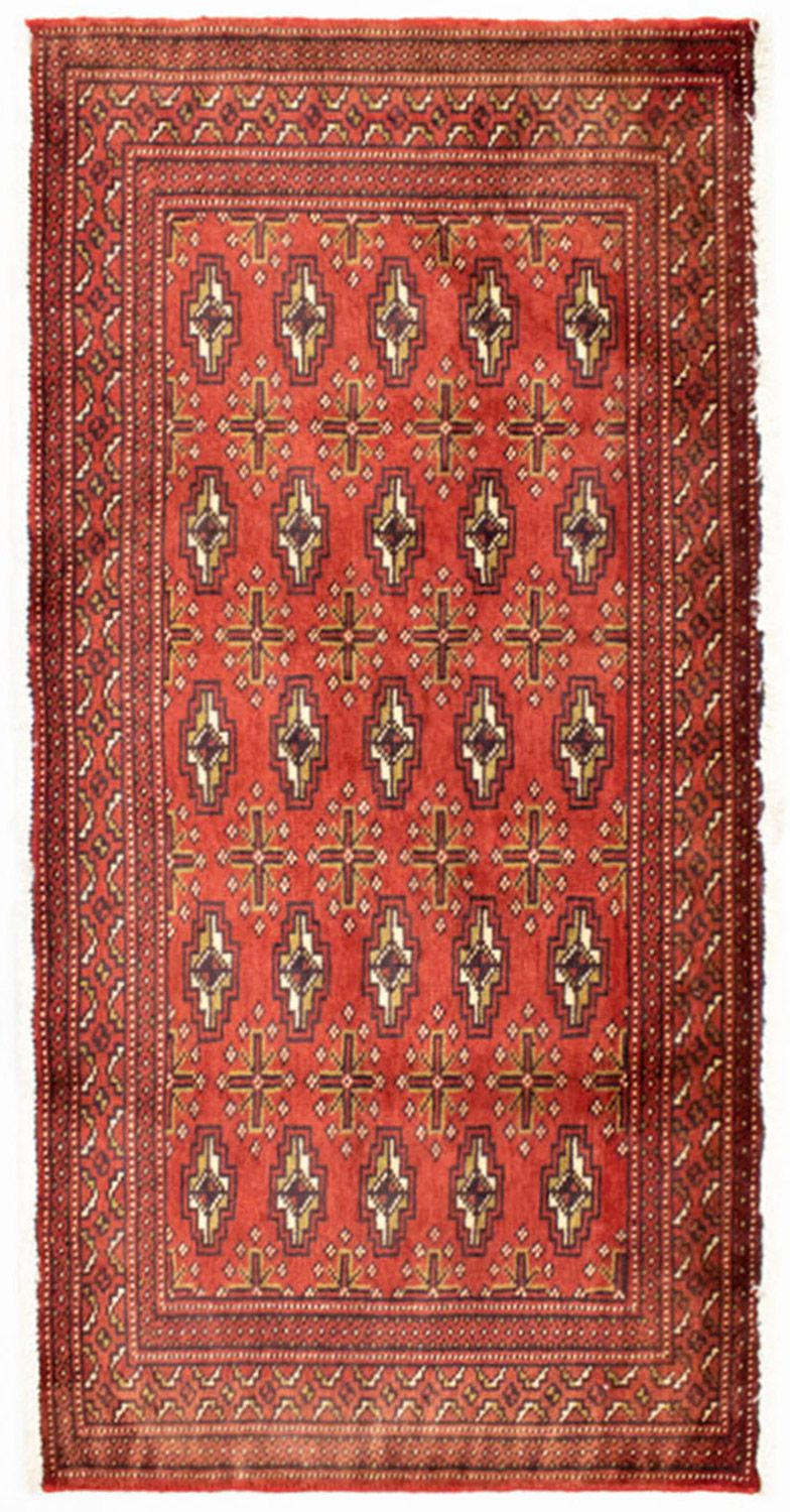 Alfombra Turkaman - 130 x 60 cm - óxido