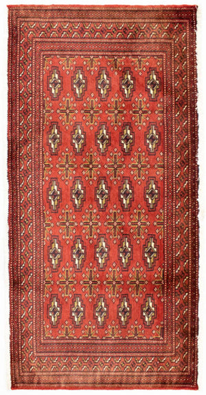 Alfombra Turkaman - 130 x 60 cm - óxido