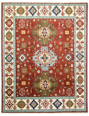 Alfombra oriental - 306 x 244 cm - rojo