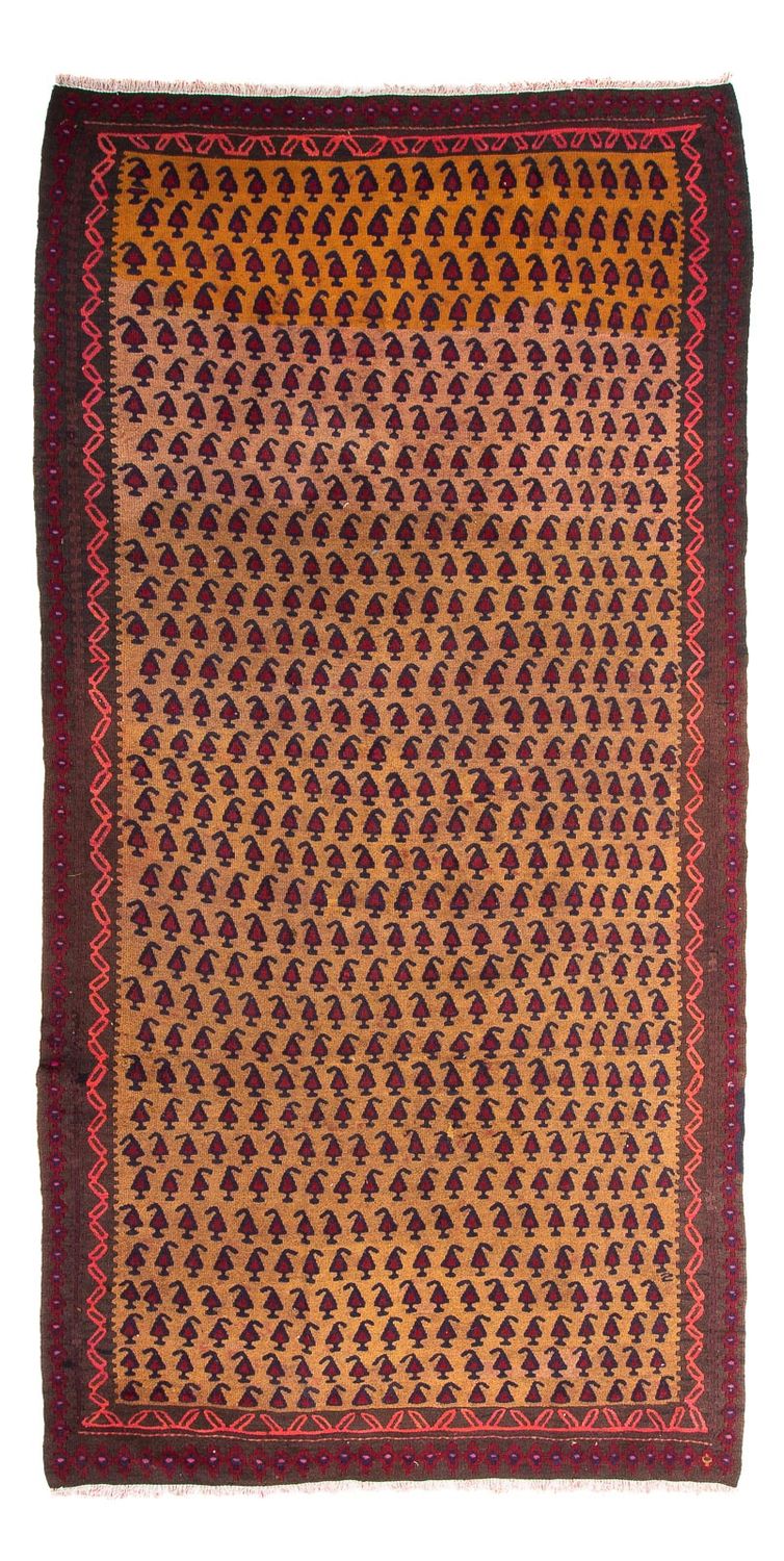 Alfombra de pasillo Alfombra Kelim - Antigua - 280 x 150 cm - multicolor