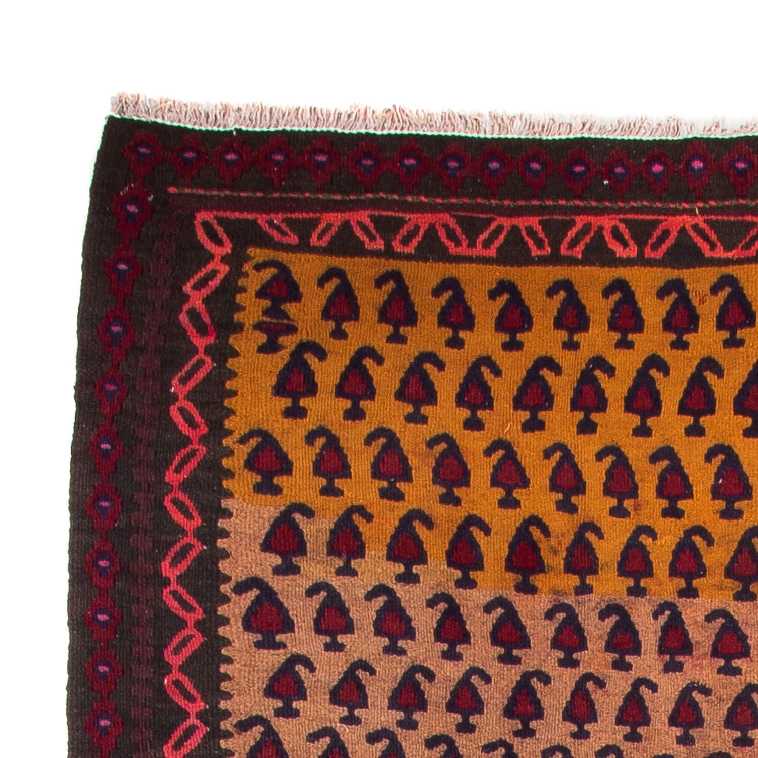 Alfombra de pasillo Alfombra Kelim - Antigua - 280 x 150 cm - multicolor