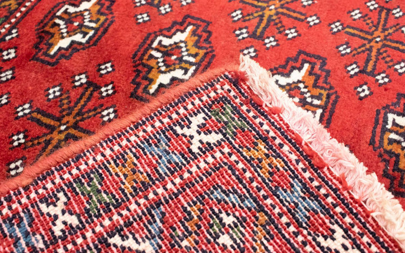 Alfombra Turkaman - 130 x 60 cm - rojo