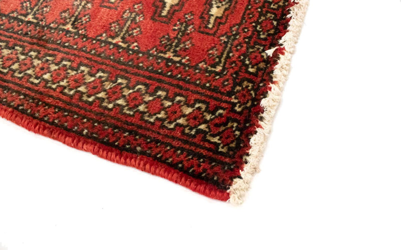 Alfombra Turkaman - 130 x 60 cm - rojo