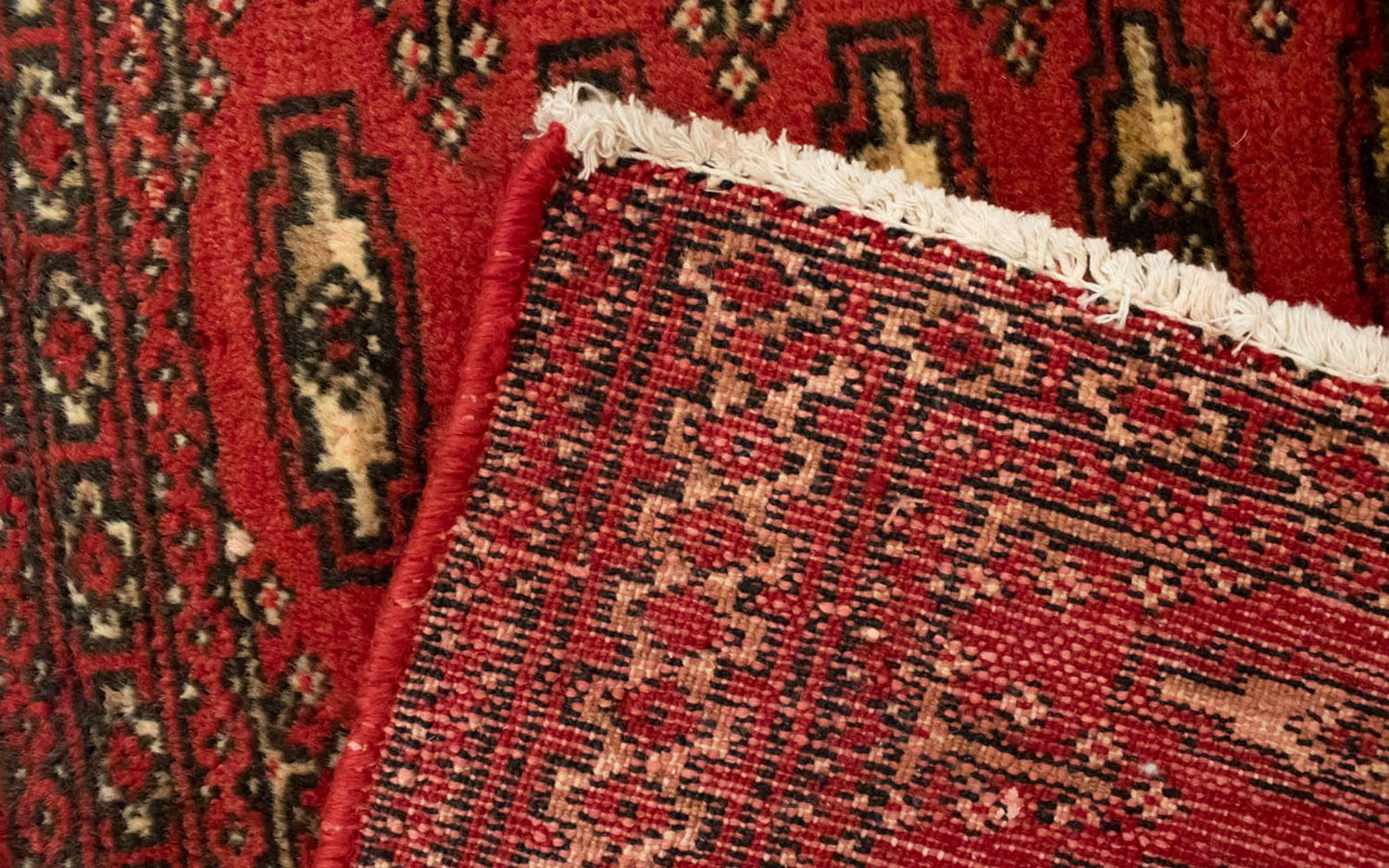 Alfombra Turkaman - 130 x 60 cm - rojo