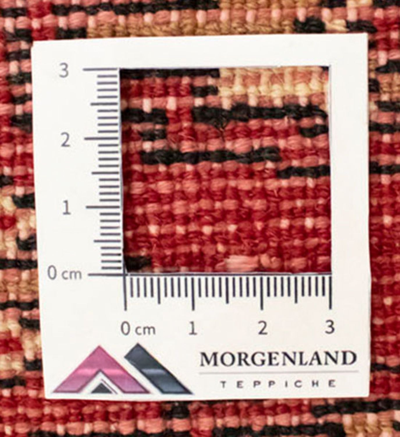 Alfombra Turkaman - 130 x 60 cm - rojo