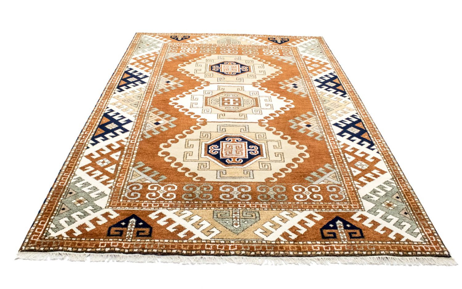 Alfombra oriental - 298 x 208 cm - óxido