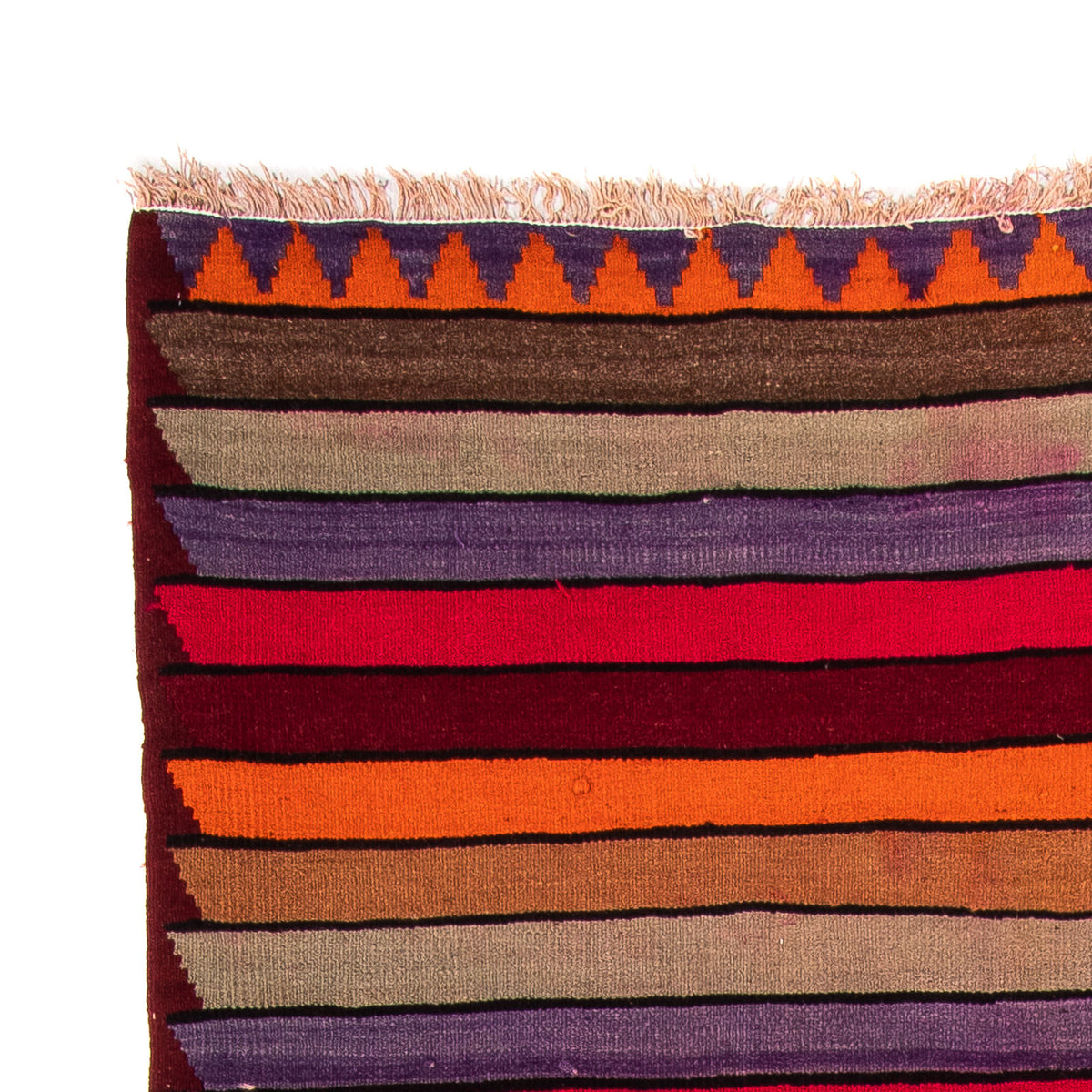 Kilim antiguo Alfombra 125x355cm
