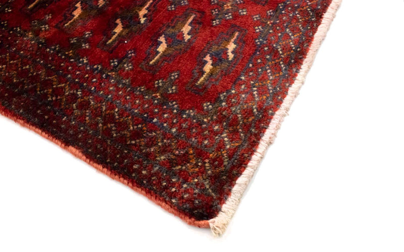 Alfombra Turkaman - 130 x 60 cm - rojo