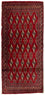 Alfombra Turkaman - 130 x 60 cm - rojo
